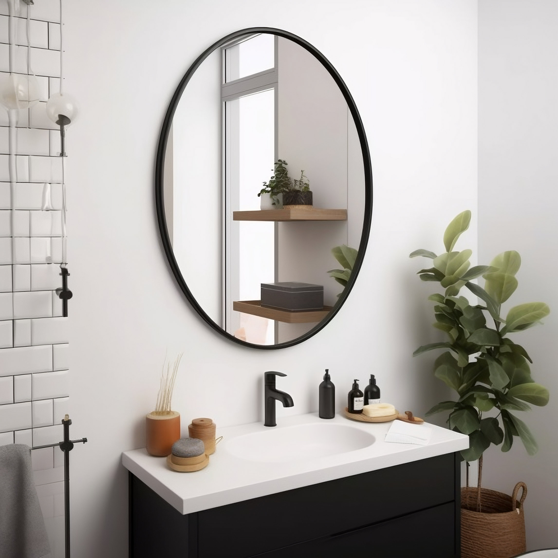 Ebern Designs Daveah Bathroom Mirror & Reviews - Wayfair Canada