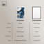 «Azure Alveoli II Shadowbox Print», art mural Blue Geode par Art Remedy-115123518-115123522