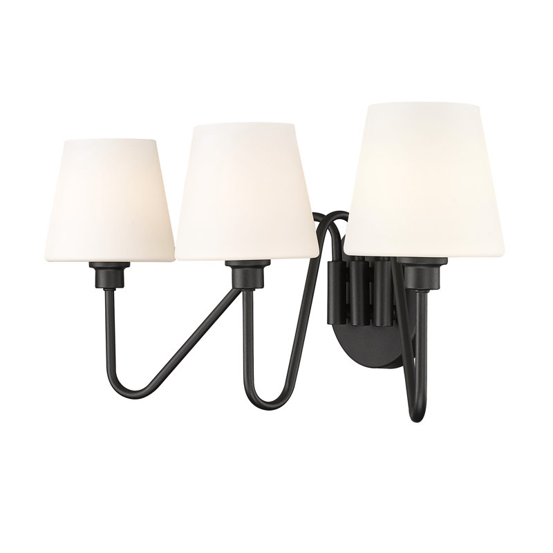 Roin 3 - Light Dimmable Vanity Light, Natural Black
