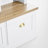 Hall Tree With Bench, APP-Controlled LED Coat Rack With 3 Cabinets & 9 Hooks, Wood, Modern Farmhouse, Mudroom-1610020111