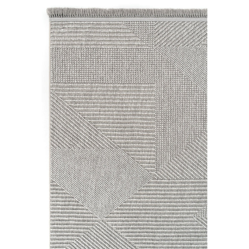 Randol Geometric Machine Made Indoor / Outdoor Area Rug, Runner 80 x 200cm