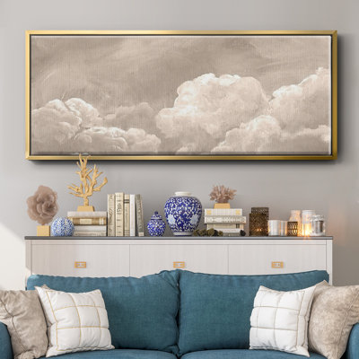 «Painted Clouds I», toile encadrée