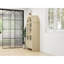 Modern Wood Storage With 2 Drawers, 180 - Degree Hinge, And 5.16" Floor Gap Kitchen Unit 4 Interior Laminates, Magnetic Door Catcher,