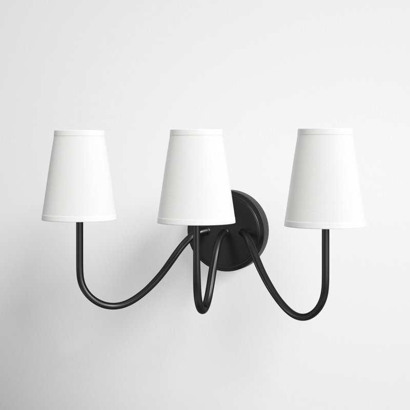 Mariposa 3 - Light Dimmable Armed Sconce in Oil Rubbed Bronze, Oil Rubbed Bronze