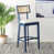 Naturel / bleu marine