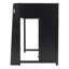 Lit mezzanine simple pour jouer en bois noir avec bureau intégré, garde-robe, lampe à DEL et tiroir - Conception sécuritaire et sécuritaire-913168876