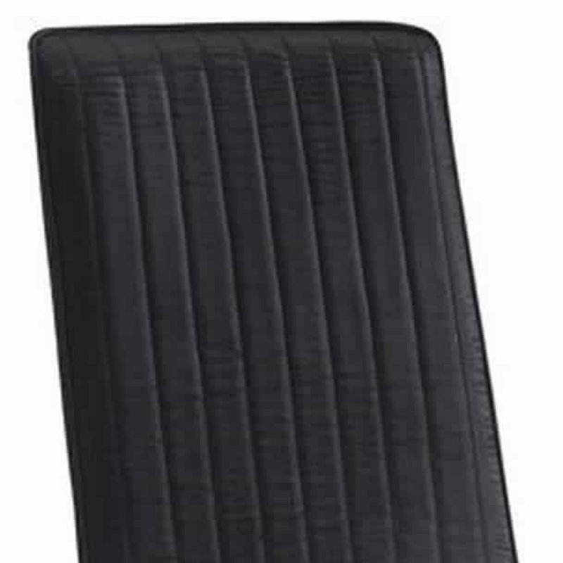 Cammack Upholstered Side Chair with Armrest (Set of 2),Upholstered dining room chair,dinning chair,kitchen chair, Black