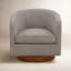 Chaise pivotante en tissu Arnardo-904070687