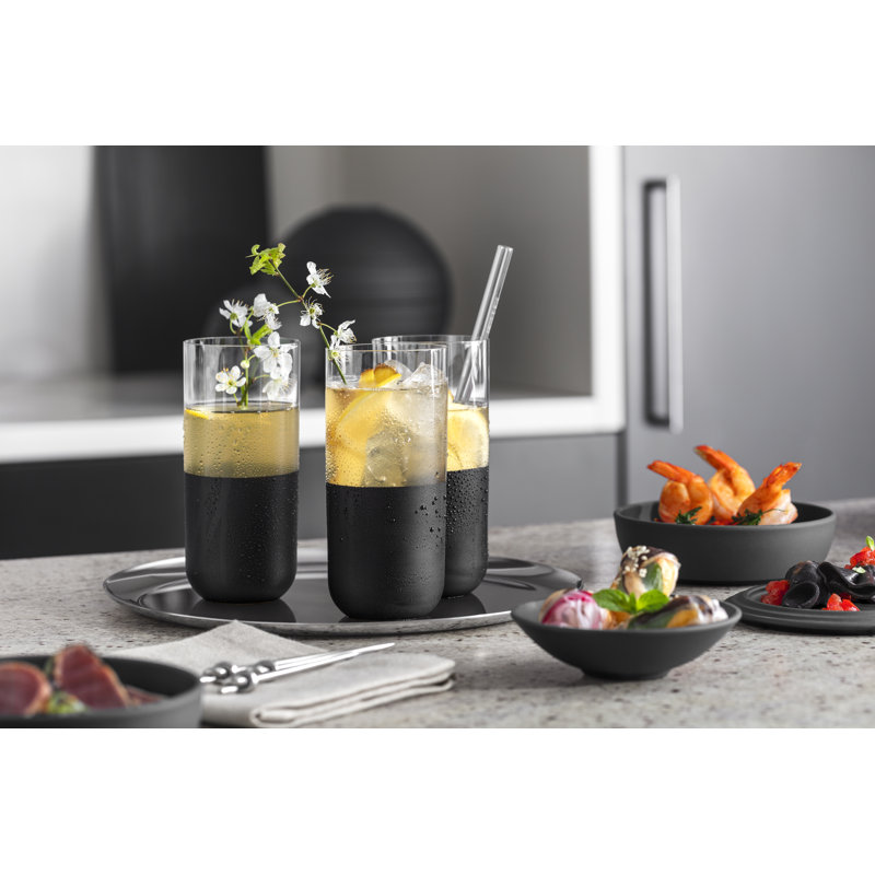Ensemble de 4 verres à whisky Villeroy & Boch de la collection Rock de la collection Rock, fabriqué en Europe, capacité 10 oz