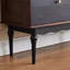 Vitrines noires en bois massif