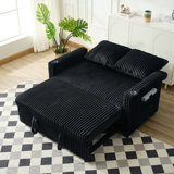 Convertible Corduroy Sleeper Sofa - Modern Design, Ideal For Small Spaces, Living Rooms, Apartments