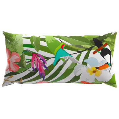 Black Rectangle Cushion Cover