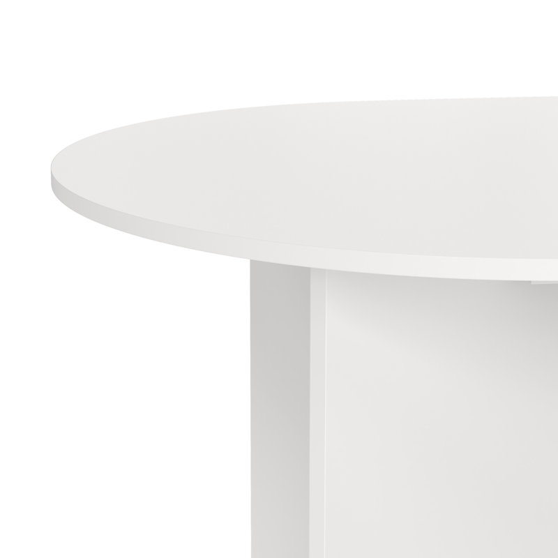 Oval Dining Table, White