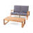 PALOMA LOVESEAT+COFFEE TABLE-1446952641