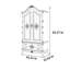 Armoire de rangement à deux portes American