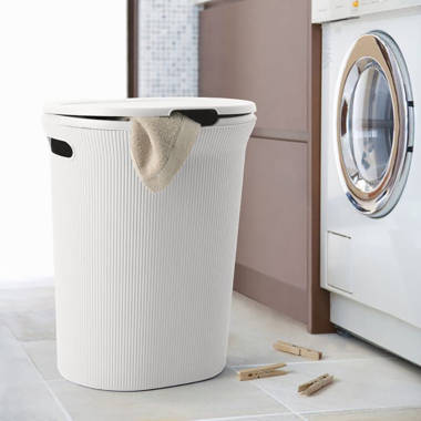 Brabantia Cork Lid Laundry Hamper - White