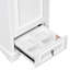 Meuble-lavabo de 20 po avec lavabo en céramique, porte à fermeture en douceur, tablette ajustable en forme de U, tiroir de compartiment et support de porte, style moderne, conception peu encombrante-124456484