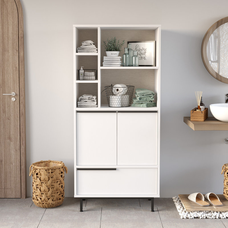 Armoire de salle de bain, Blanc