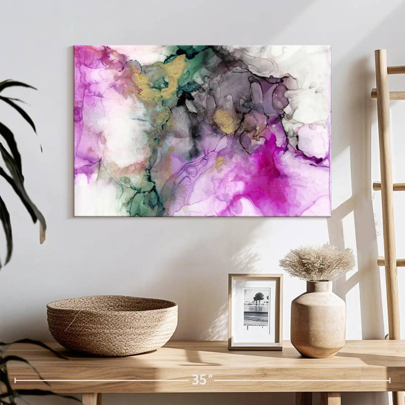 Avery Magenta Expression I, 16" H x 24" W