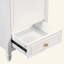Meuble-lavabo de salle de bain avec lavabo en céramique, meuble-lavabo autoportant avec armoire de rangement, support de rangement, fabrication robuste, finition peinte lisse