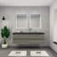 Ensemble de meuble-lavabo double mural 72 po Kirker-523378127