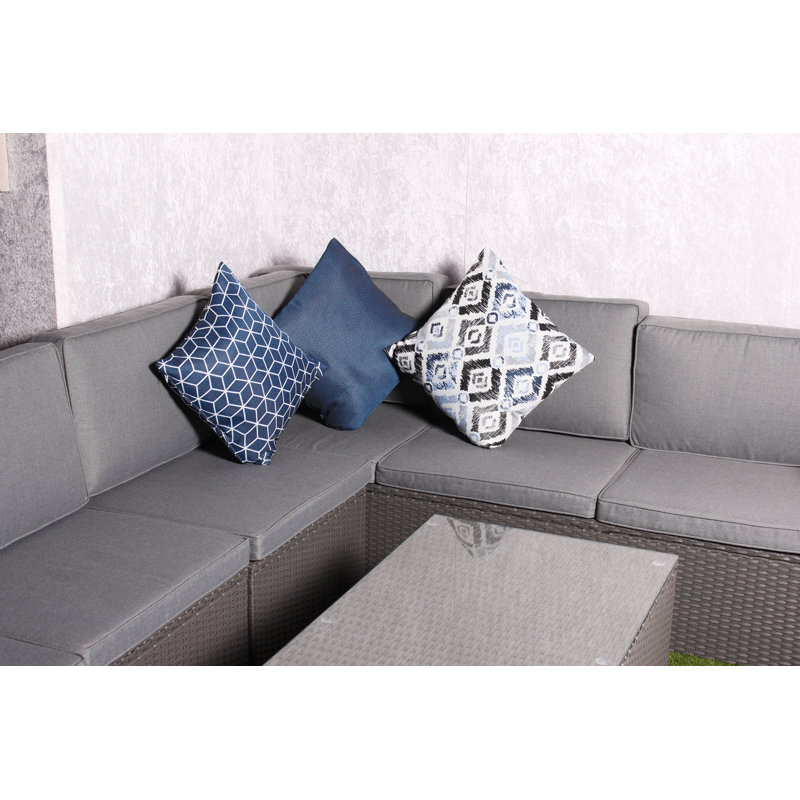 Geometric Scatter Cushion - Pack of 2, Blue