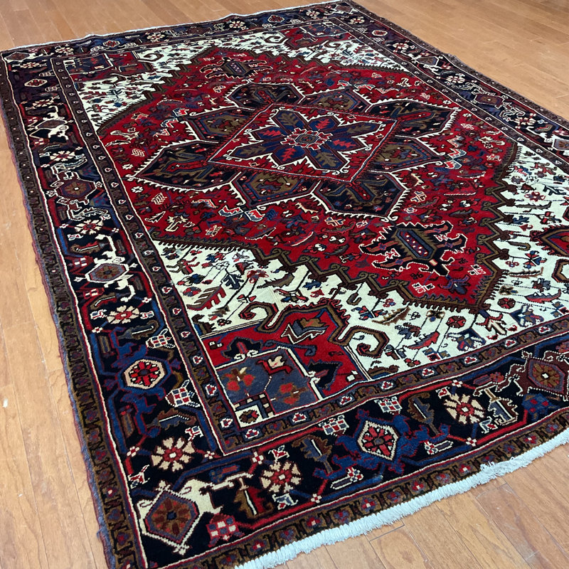 HERAT ORIENTAL Handmade Heriz Wool Rug