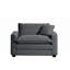 Fauteuil d'appoint simple en velours côtelé-1410417127