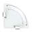 Lolley 2 Piece Triangle Glass Corner Shelf-1233730677