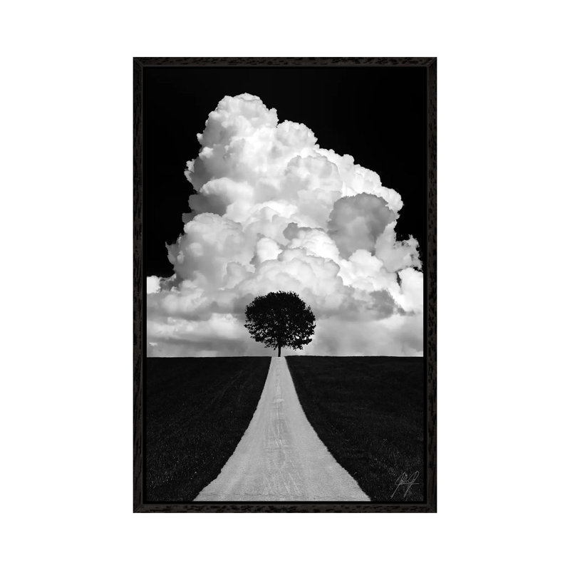 Double Tree by Kathrin Federer - Print on Canvas, 101.6 cm H x 66.04 cm W, Black Framed