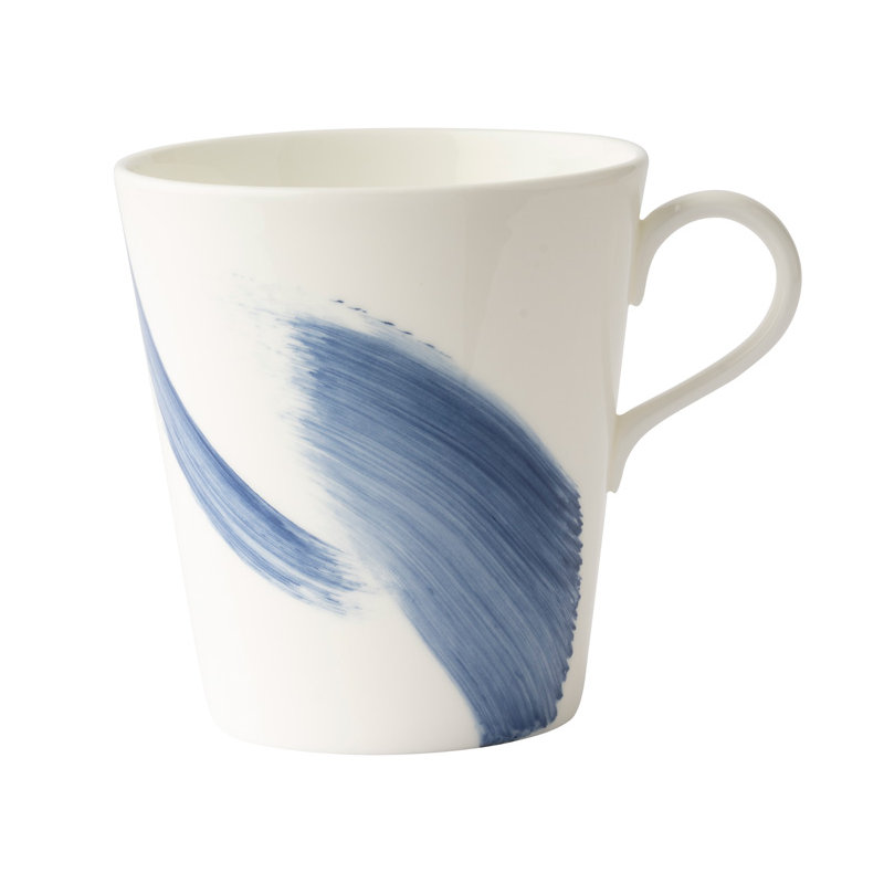 Brushstroke Bone China Coffee Mug