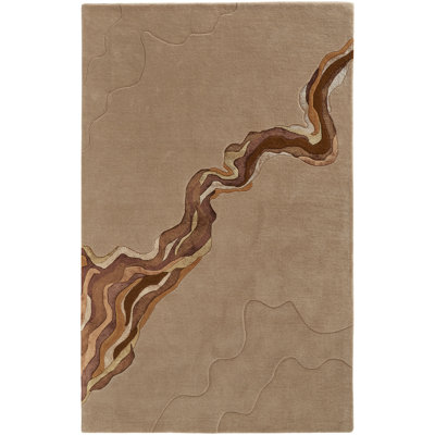 Zakhari Wool Abstract Indoor Rug