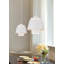 Luminaire suspendu moderne de style nordique avec abat-jour en métal blanc multicouche pour îlot de cuisine