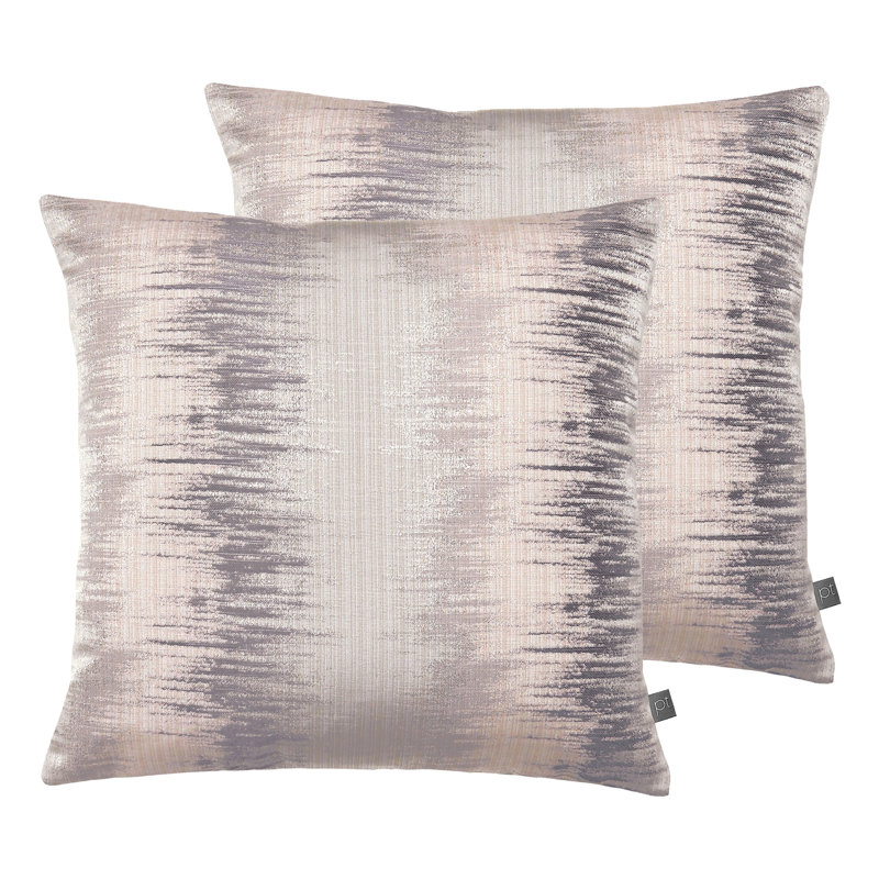 Scranton Square Throw Cushion, Rose, Feathers