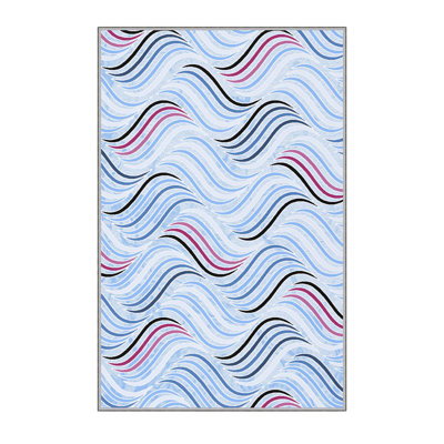 Premium Hall Carpet, 2.6 x 6.6 Feet, 100% Polyester, 0.3 in Pile Height | Antibacterial, Non-Slip Underside, Machine Washable | 3D Digital Print Design, Durable & Stylish for Entryways, Living Rooms & More