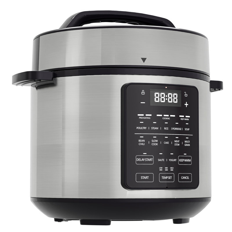 Autocuiseur électrique instantané 6 pte 7-en-1 de 6 pte avec cuve en acier inoxydable