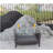 Outdoor patio Furniture  Coffee Table with clear tempered glass