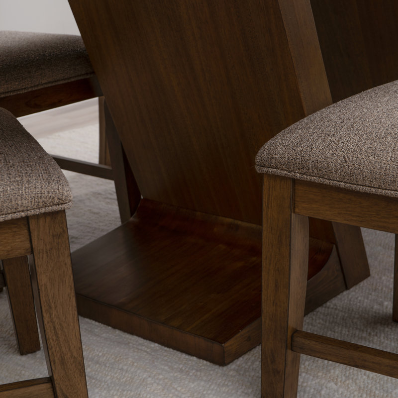 Ensemble de salle à manger 5 pièces Pamphile, 5 pièces: table, 4 chaises