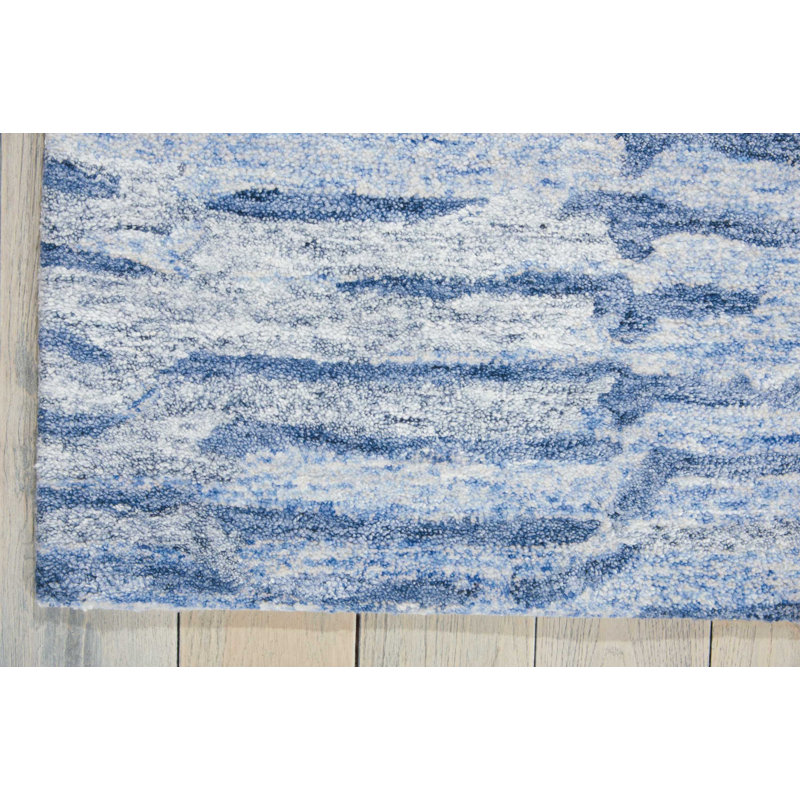 Nyssa Viscose Abstract Indoor Rug, Rectangle 9'9" x 13'9"