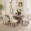 51cm H Tufted Fabric Upholstered Side Chair-122740668