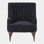 Chaise Duncan - velours noir