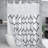 No Hook Shower Curtain With Snap In Fabric Liner Set - Hotel Style With See Through Mesh Top Window - 71X74 INCH-1257973812