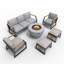 7 - Person Patio Conversation Set with Cushions