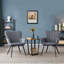color 125kg Load Capacity Modern Accent Chair with Wing Side and Metal Legs-312863936-312863937