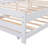 Full Size Platform Bed With Adjustable Trundle