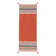 Azizi Striped Hand Woven Cotton Orange Rug