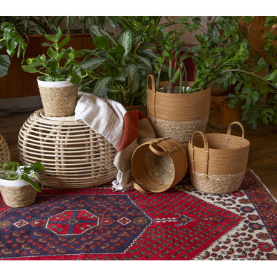 Paniers S / 3 cylindres - Base naturelle / Plateau crème