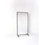 LiteMirror avec cadre en bois et supports roulants-67138345