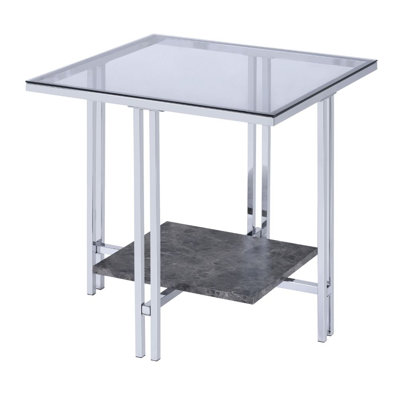 Glass End Table