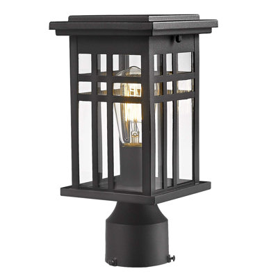 Luminaire extérieur en verre transparent